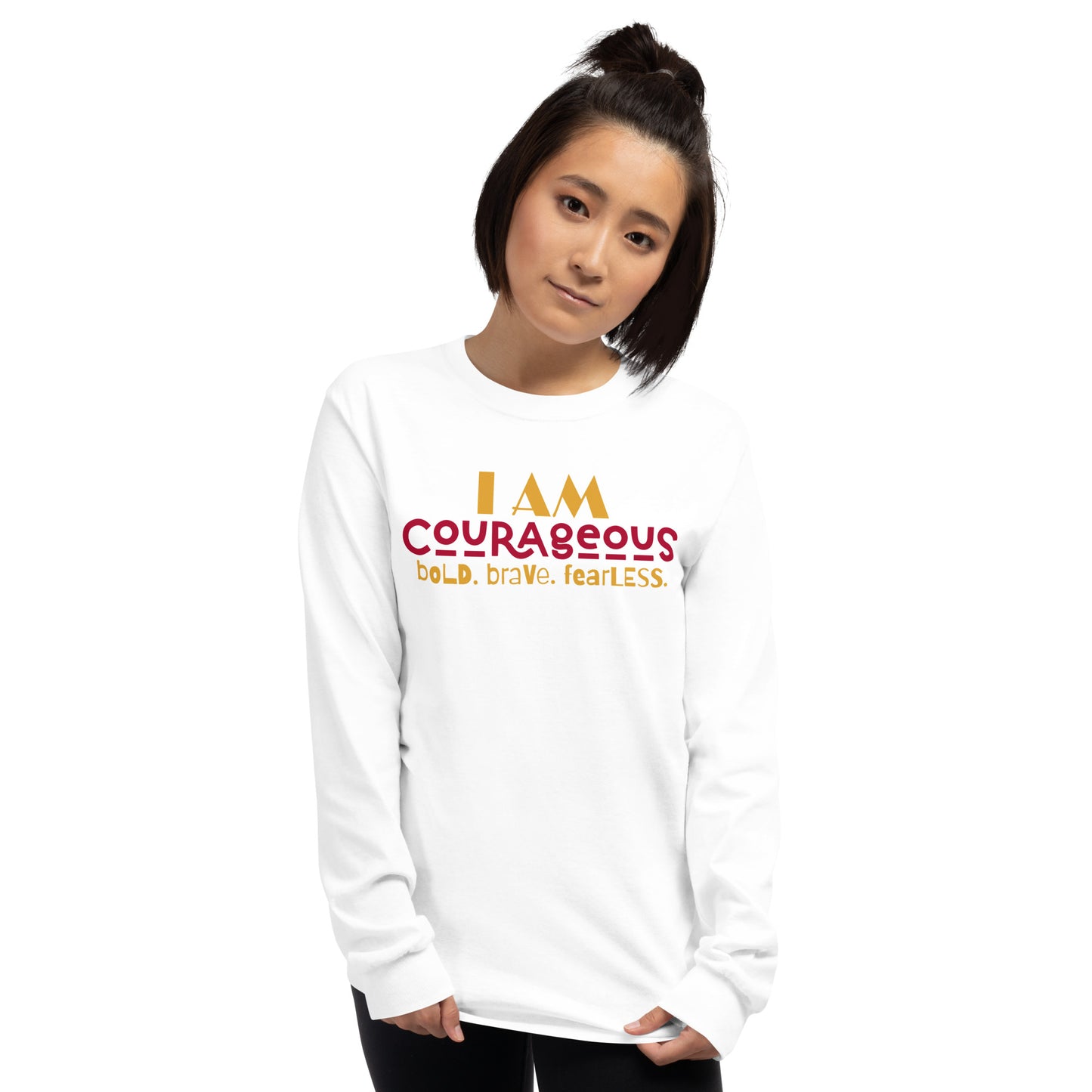 I AM Courageous Long Sleeve Unisex T-Shirt