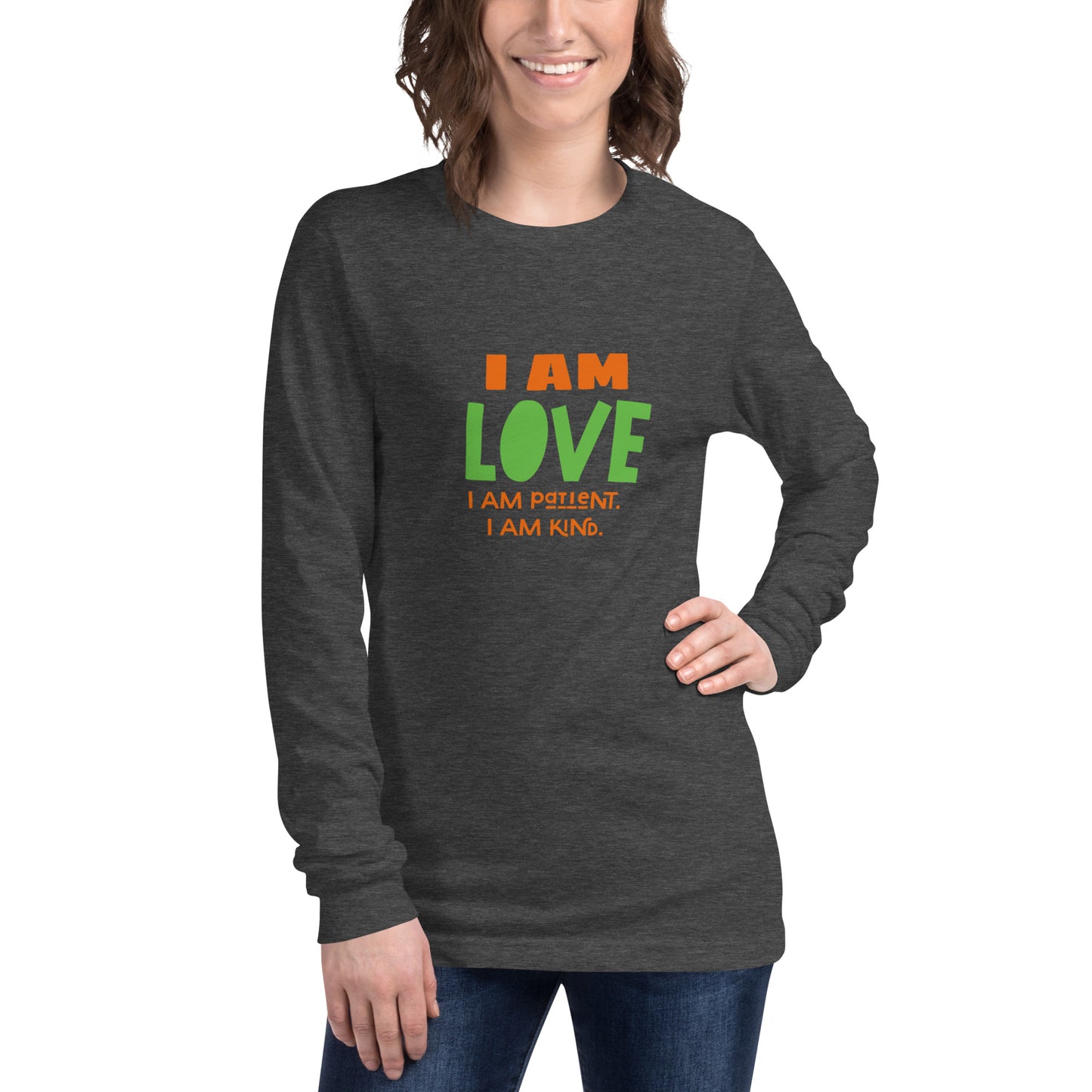 I AM Love Long Sleeve Unisex T-Shirt