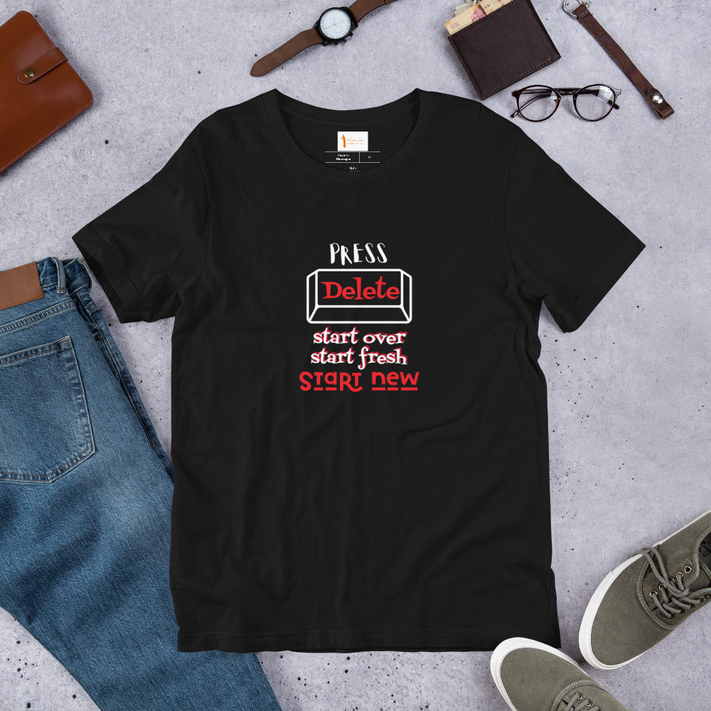 Press Delete Unisex T-Shirt - Nspirations Collection