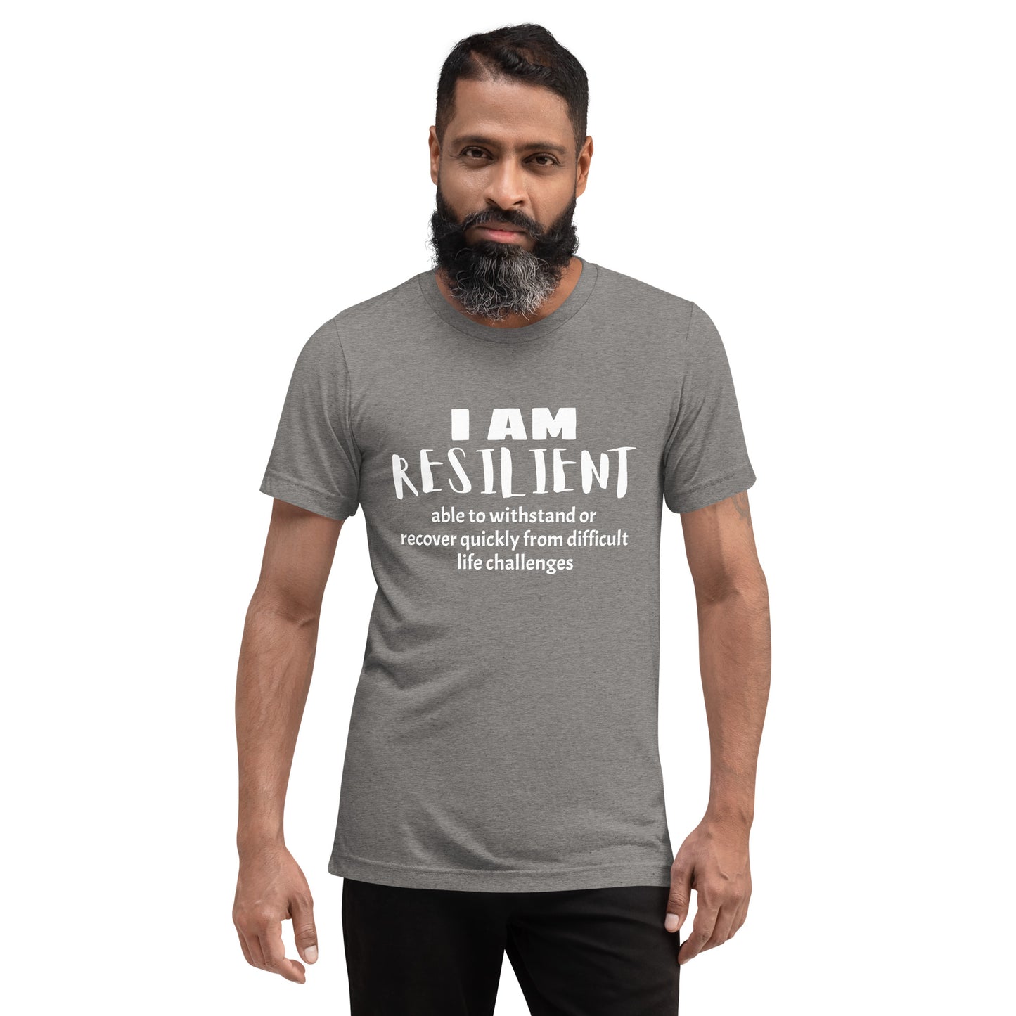 I AM Resilient Short Sleeve T-shirt - White Print