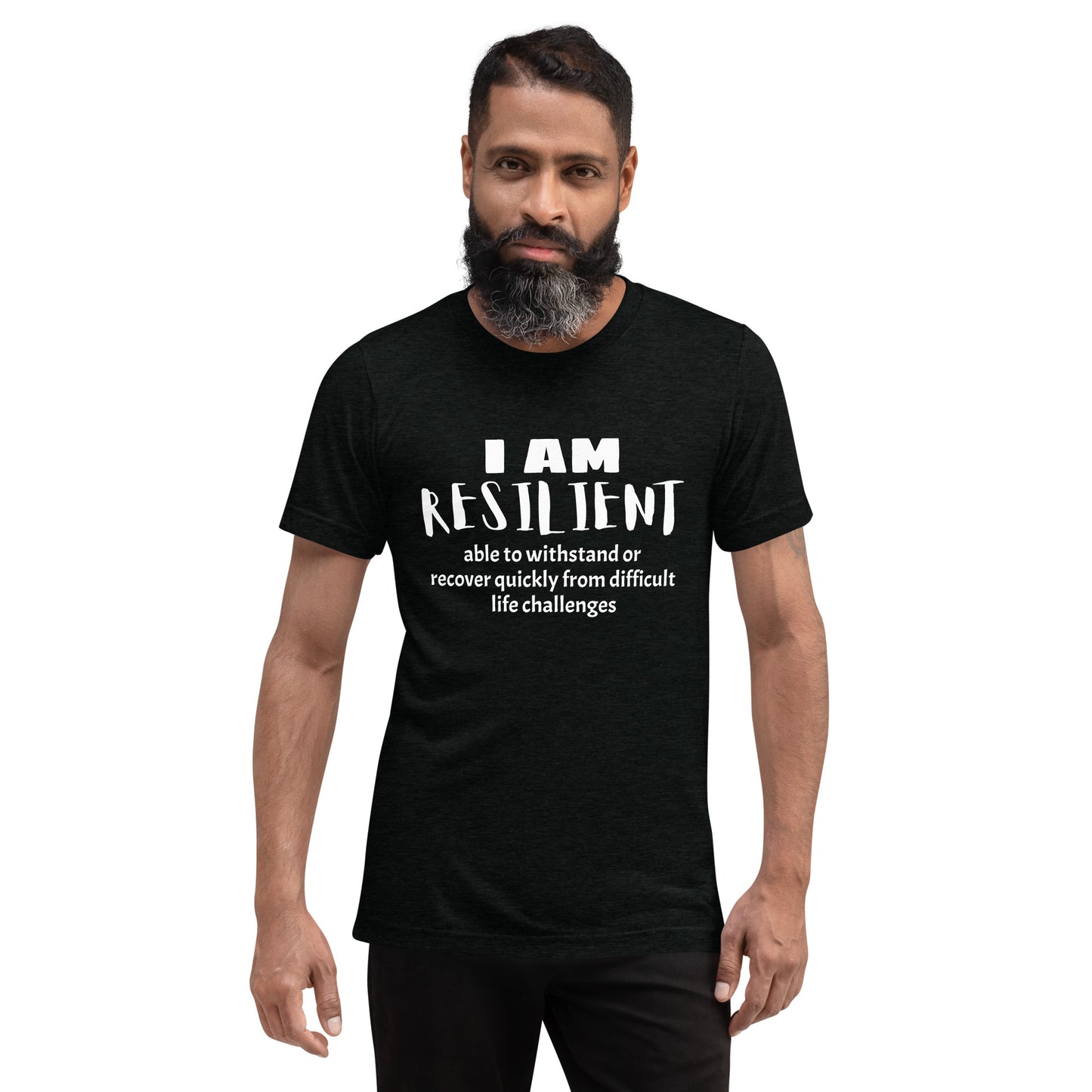 I AM Resilient Short Sleeve T-shirt - White Print